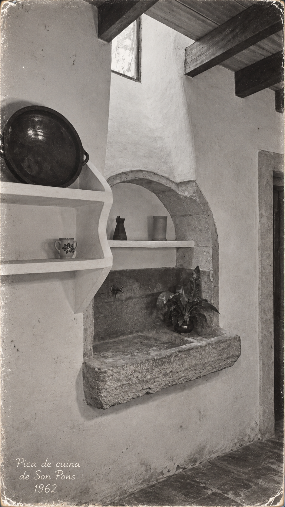 Pila de cocina de Son Pons